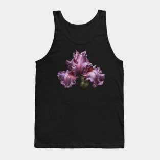 Pink iris Tank Top